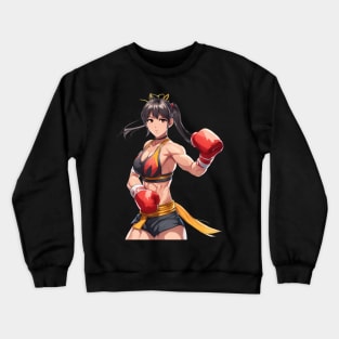 Female MMA Fighter Crewneck Sweatshirt